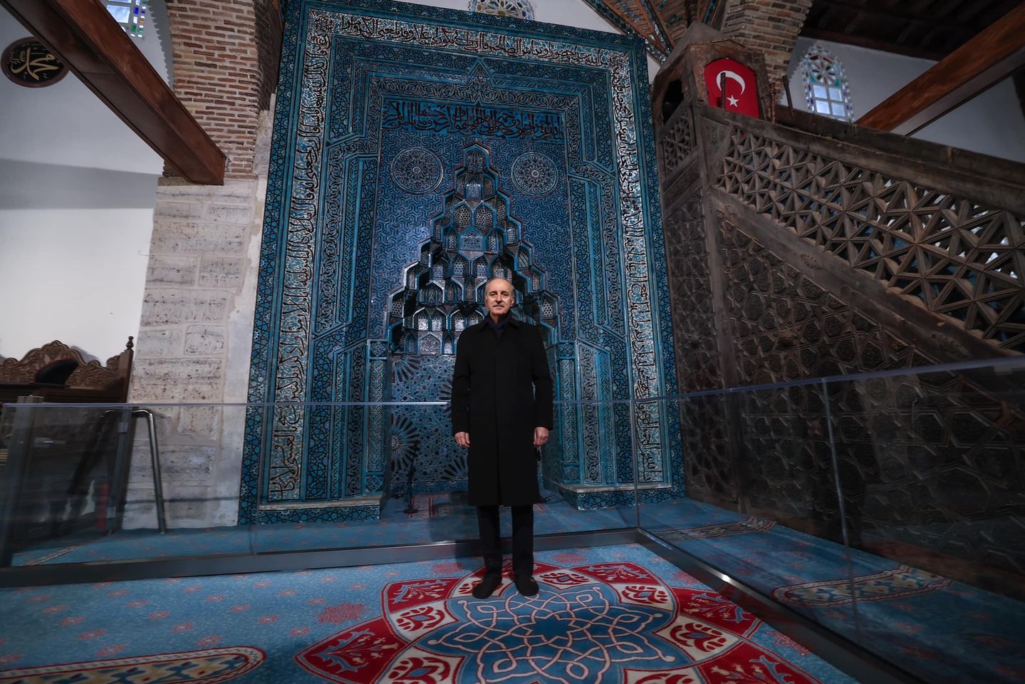 TBMM Başkanı Numan Kurtulmuş, Eşrefoğlu Camii'ni ziyaret etti