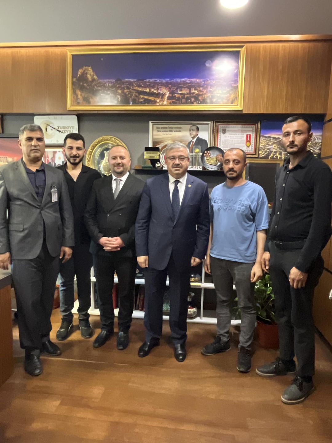 Afyonkarahisar Milletvekili İbrahim Yurdunuseven, Sultandağı Belediye Başkanı Mehmet Aldırmaz ve Heyetini Ağırladı