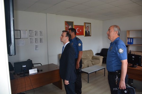Kaymakamımız Sn. Recep Ali ÇOLAK, İlçe Emniyet Amirliği ve İlçe Jandarma Komutanlığı'nı Ziyaret Etti
