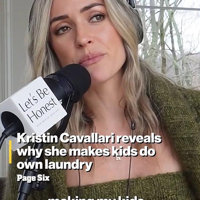 Ünlü Televizyon Kişiliği Kristin Cavallari, Çocuklarına Sorumluluk Kazandırmak İçin Çamaşırları Kendi Yıkama Becerisi Öğretiyor
