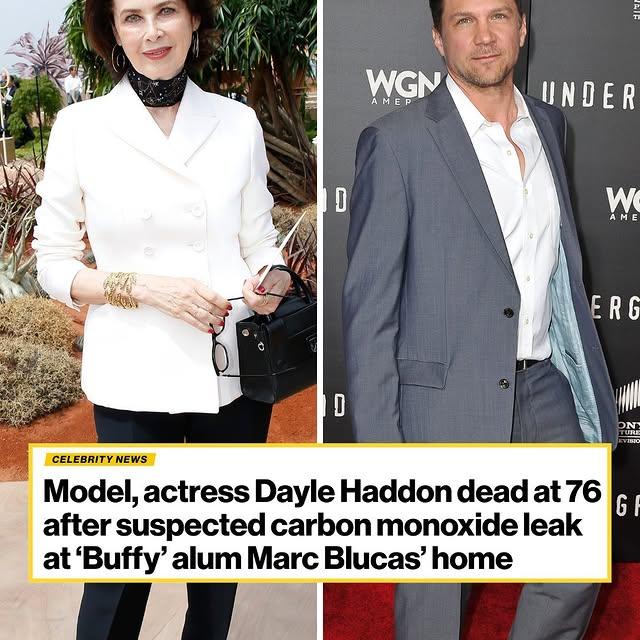 Model ve Aktris Dayle Haddon Karbon Monoksit Zehirlenmesi Sonucu Hayatını Kaybetti