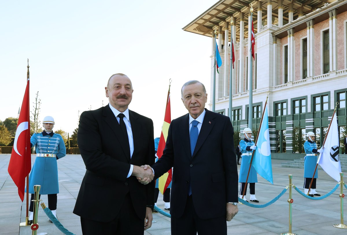 Cumhurbaşkanı Erdoğan'dan Azerbaycan Cumhurbaşkanı Aliyev'e Ziyaret