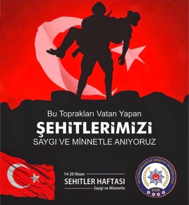 Afyonkarahisar'da Şehitler Haftası Anıldı