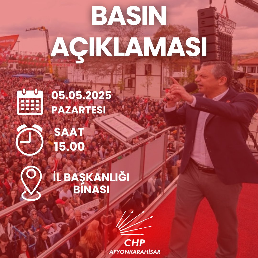 CHP, Özgür Özel'e Yönelik Saldırıya Karşı 81 İlde Ortak Basın Açıklaması Yapacak