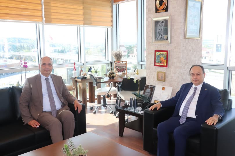 Afkar Ticaret ve Sanayi Odası Başkanı Serteser'e Taziye Ziyareti