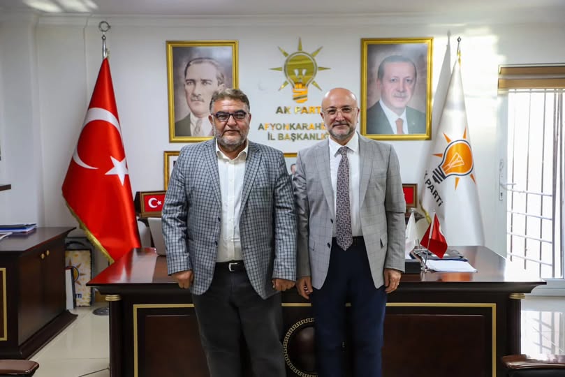 AK Parti Afyonkarahisar İl Başkanı Şahin, Özgür Yılmaz'ı Ağırladı