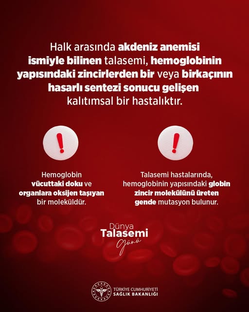 Dünya Talasemi Günü: Akdeniz Anemisi Hakkında Bilmeniz Gerekenler