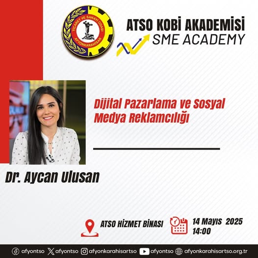 Afyonkarahisar'da KOBİ'lere Yönelik Dijital Pazarlama ve Sosyal Medya Reklamcılığı Eğitimi