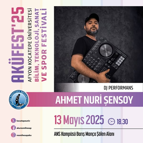 AKÜFEST 25, Afyon Kocatepe Üniversitesi Kampüsünde Başlıyor