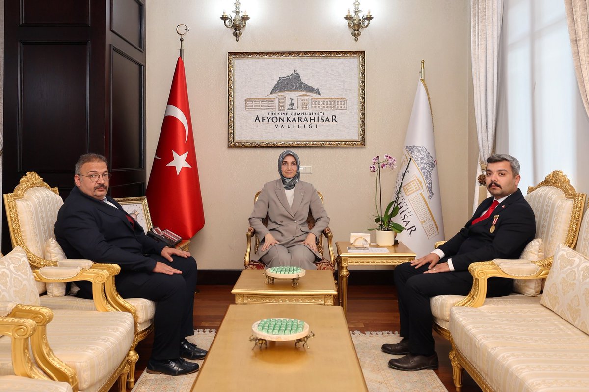 Afyonkarahisar Valisi Güran Yiğitbaşı, EMŞAV Temsilcilerini Kabul Etti