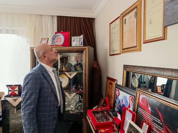 Afyonkarahisar'da Şehit Astsubay İsmail Çınar'ın Ailesi Ziyaret Edildi