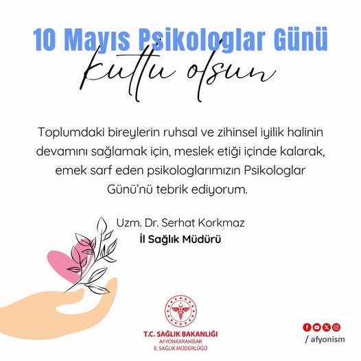 Afyonkarahisar'da Psikologlar Günü Kutlandı