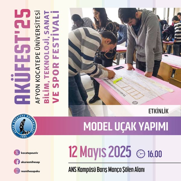 Afyon Kocatepe Üniversitesi'nde AKÜFEST 25 Etkinliği Yaklaşıyor
