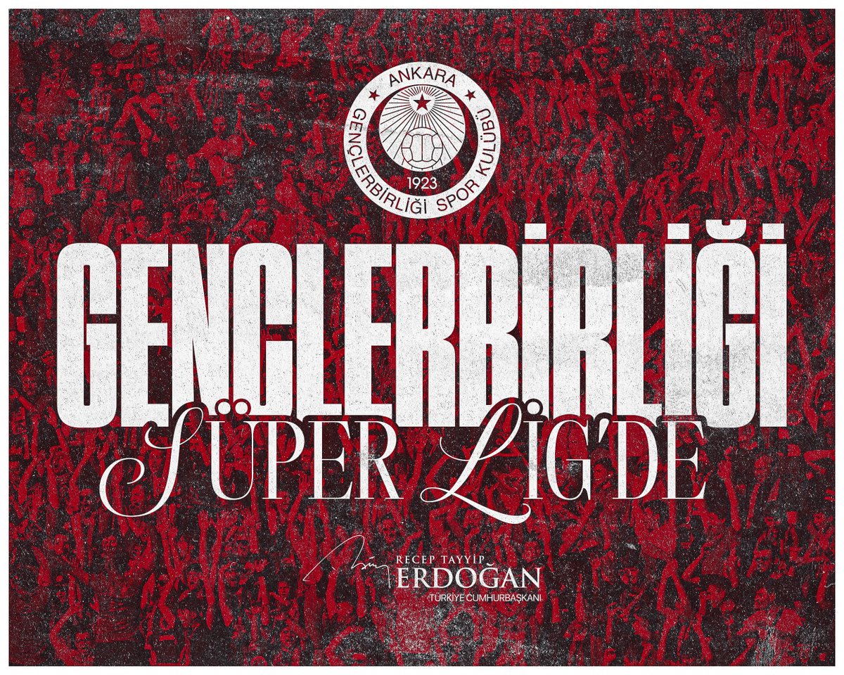 Erdoğan, Gençlerbirliği'ni Süper Lig'e Yükselmesiyle Tebrik Etti