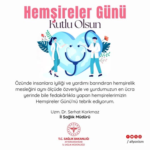 Afyonkarahisar'da Hemşireler Günü Kutlandı