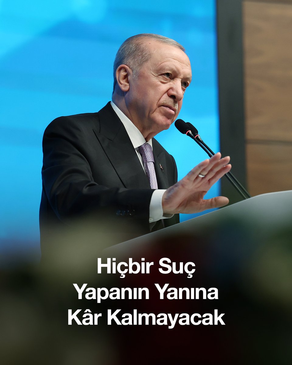 Erdoğan: Suç İşleyenlerin ve Kendini Yasadan Üstün Görenlerin Hesabını Sormaya Devam Edeceğiz