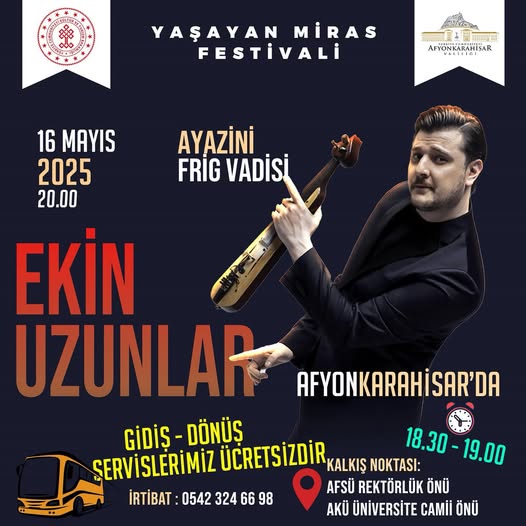 AFSÜ Yaşayan Miras Festivali'nde Ekin Uzunlar Konseri Büyüledi