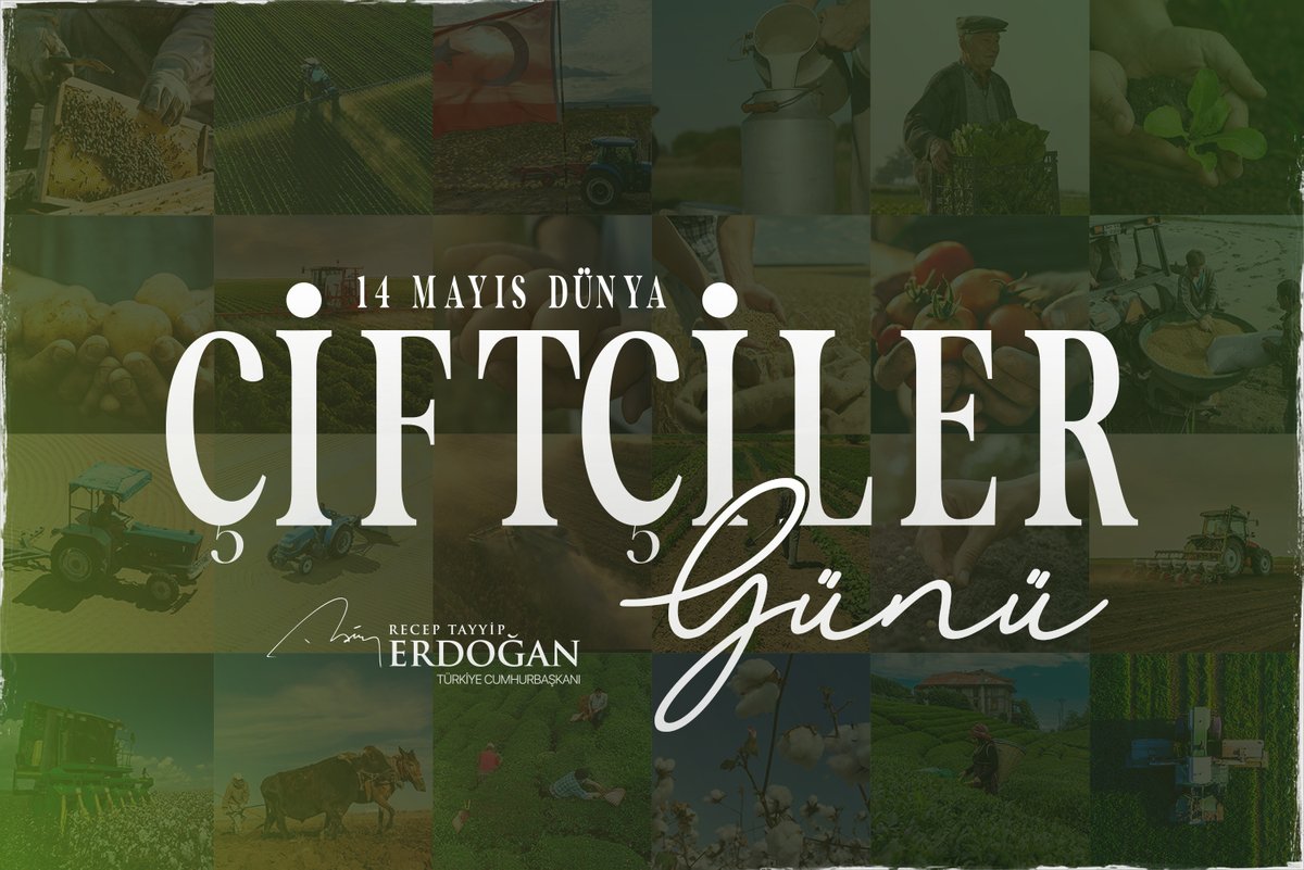 Cumhurbaşkanı Erdoğan, Çiftçilerin Günü'nü Kutladı