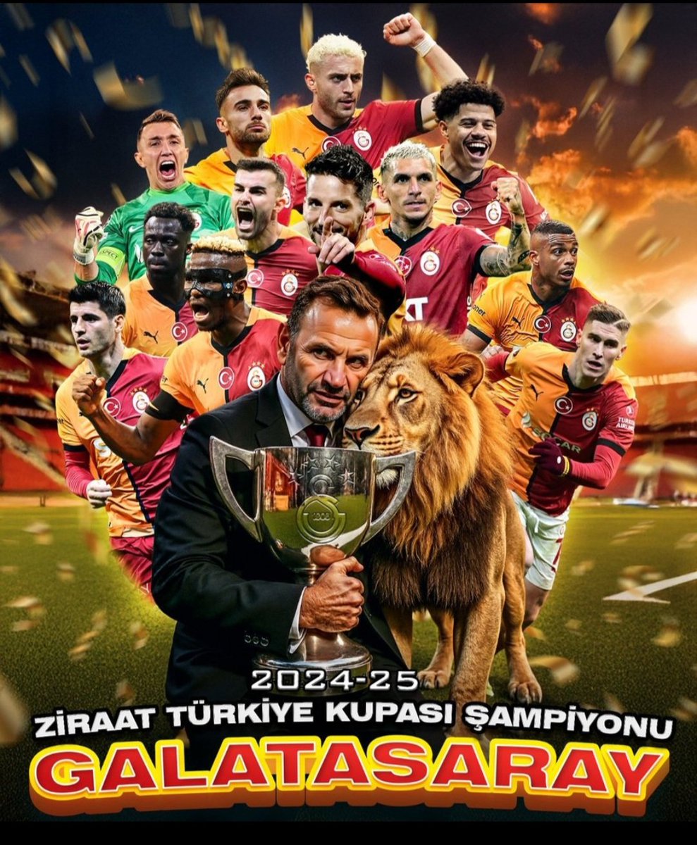 Galatasaray, 2024-2025 Ziraat Türkiye Kupası'nı Kazandı