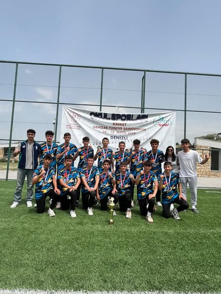 Afyonkarahisar Spor Lisesi Kriket Gençler Türkiye Şampiyonu Oldu