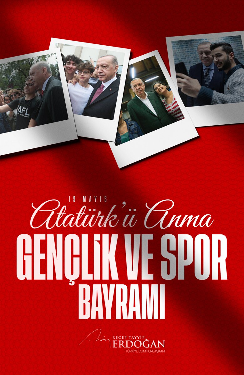 Cumhurbaşkanı Erdoğan'dan 19 Mayıs Mesajı
