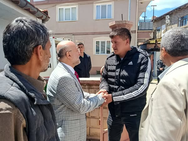 AK Parti Afyonkarahisar İl Başkanı Şahin, Sultandağı'nda Taziye Ziyareti Gerçekleştirdi
