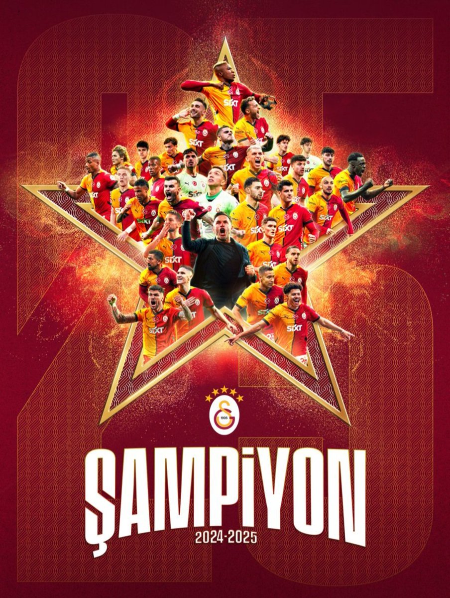 Galatasaray Süper Lig Şampiyonu Oldu