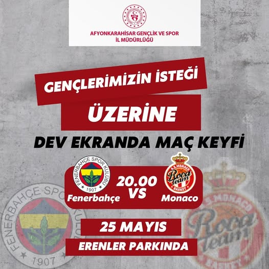 Afyonkarahisar'da Gençler İçin Açık Hava Maç Keyfi