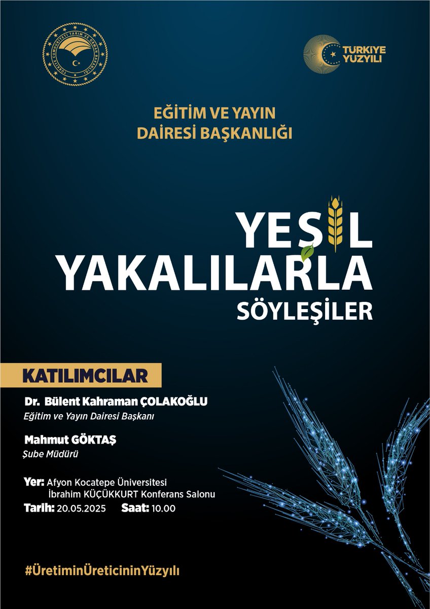 Afyonkarahisar'da Tarım Sektörü Öğrencilerle Buluşuyor