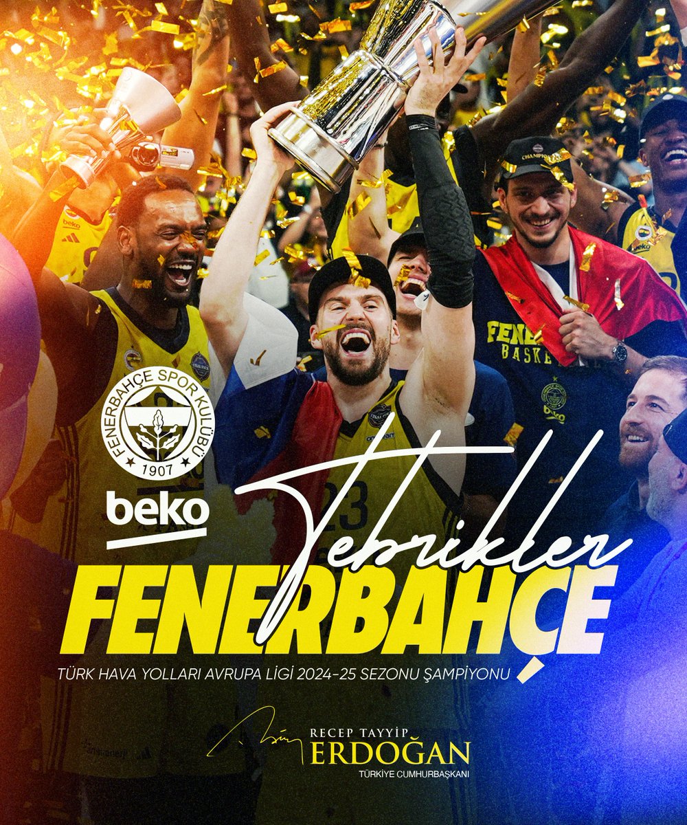 Fenerbahçe Avrupa Ligi'nde Şampiyon Oldu