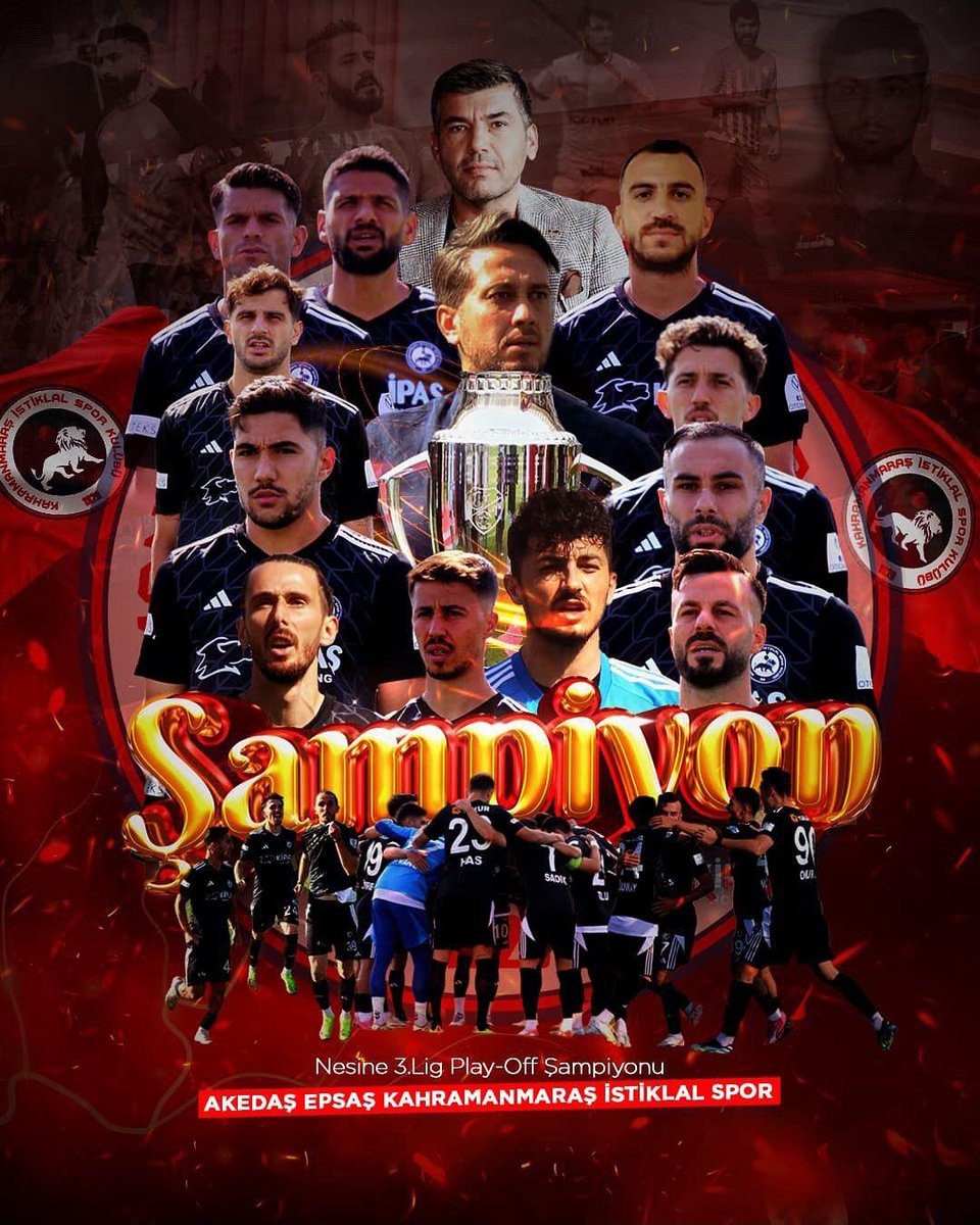 Kahramanmaraş İstiklalspor, TFF 2. Lig'e Yükseldi