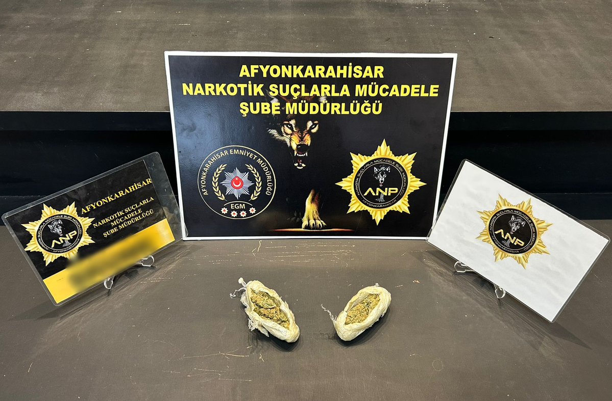 Afyonkarahisar'da Uyuşturucu Operasyonu: 2 Şüpheli Gözaltına Alındı