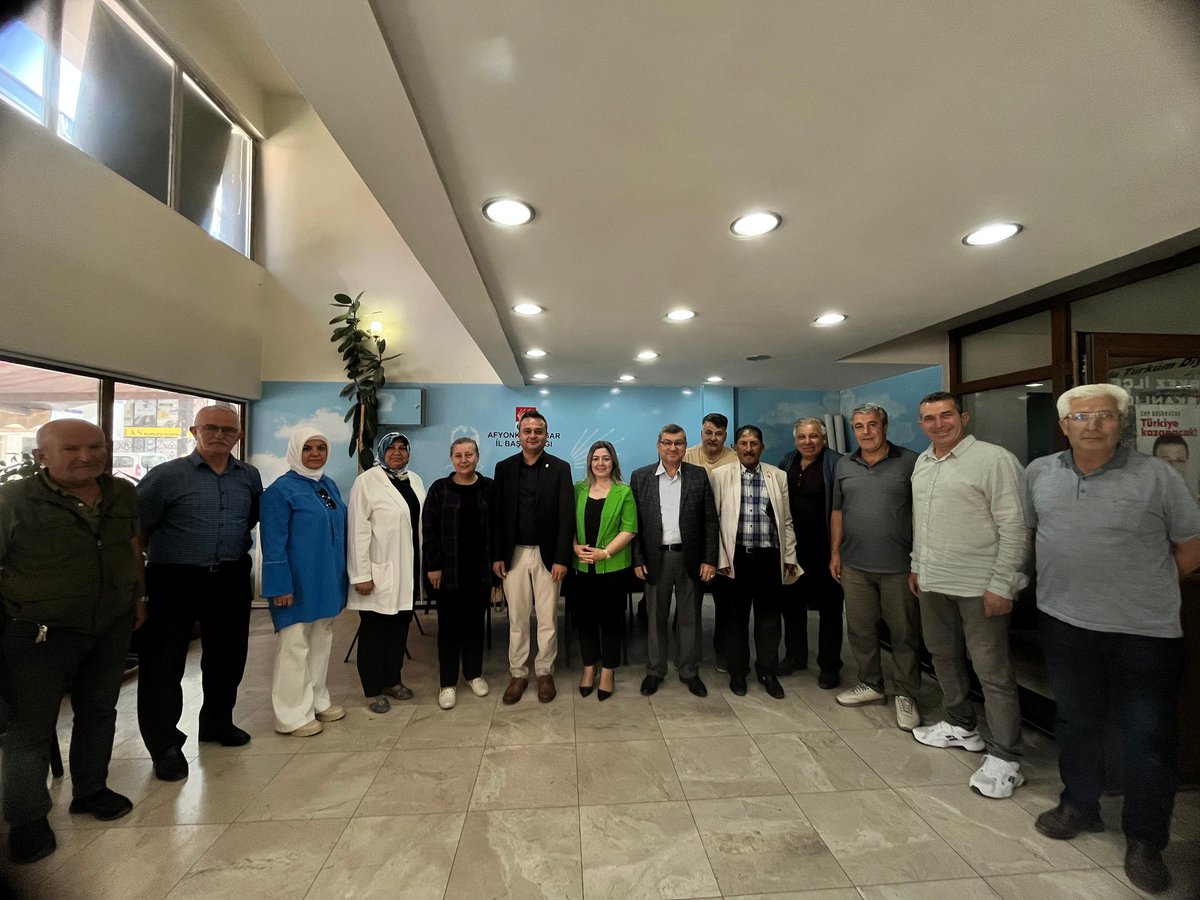 CHP Afyonkarahisar İl Başkanı Erhan, Muhtar Derneği ile İstişare Toplantısı Düzenledi