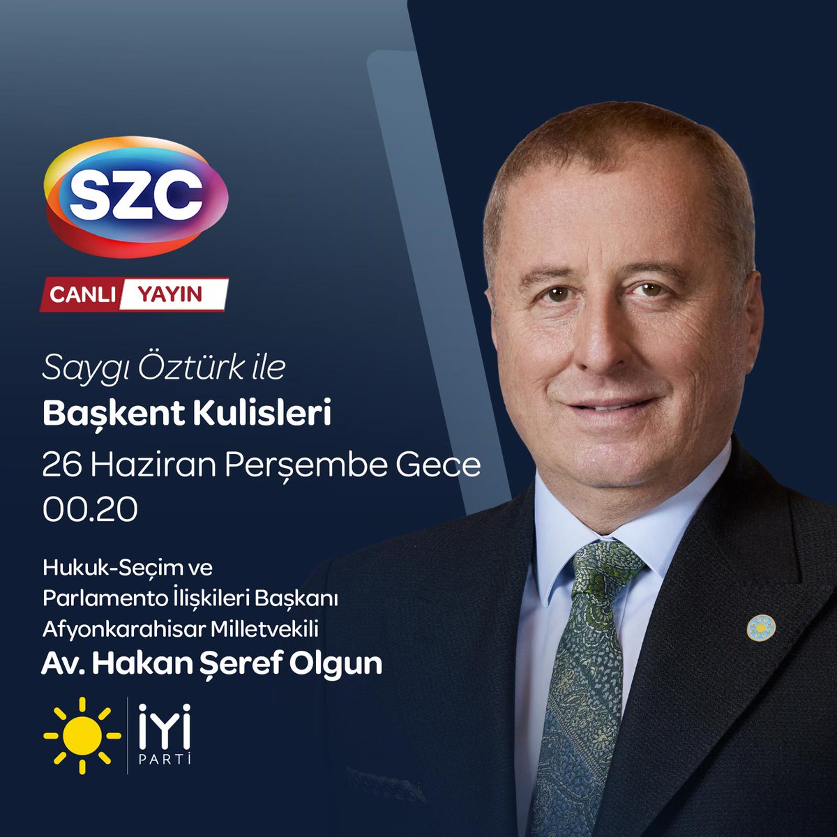 Av. Hakan Şeref Olgun, Başkent Kulisi Programına Konuk Oldu