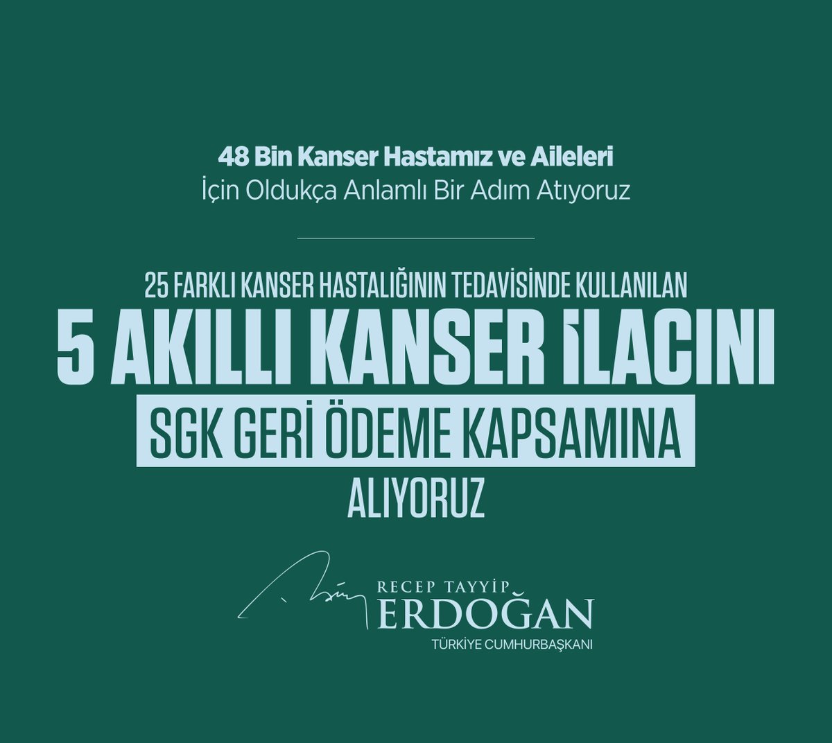 SGK Kapsamına 5 Yeni Akıllı Kanser İlacı Dahil Edildi: 48 Bin Hastaya Umut