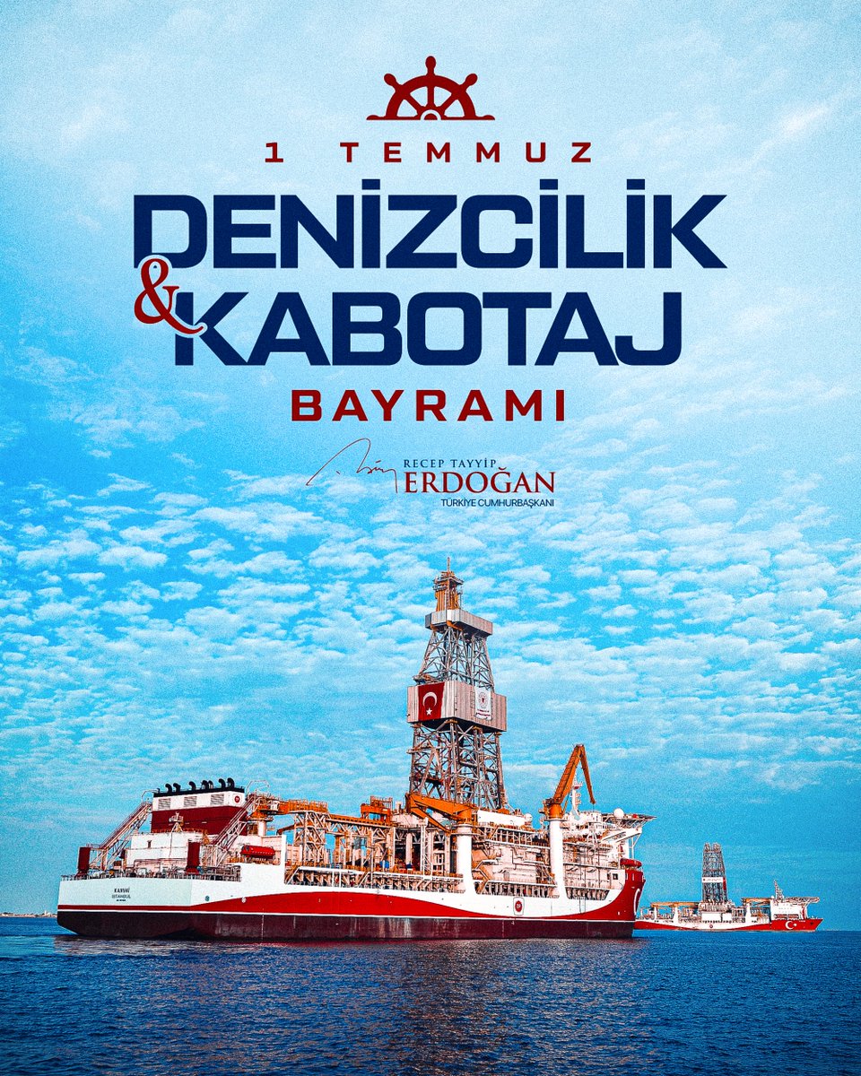 Cumhurbaşkanı Erdoğan'dan 1 Temmuz Denizcilik ve Kabotaj Bayramı Mesajı