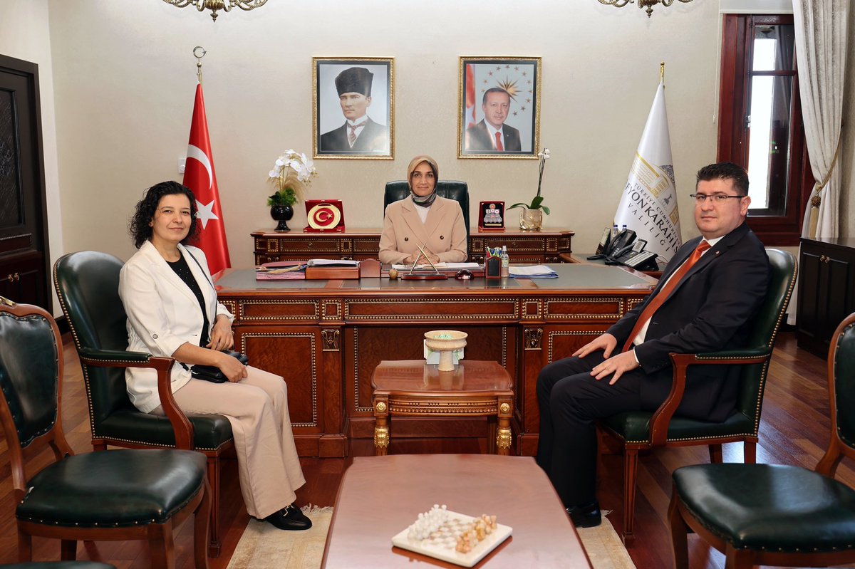 Afyonkarahisar Valisi Yiğitbaşı, Yeni Vali Yardımcısı Büyükköse'yi Kabul Etti
