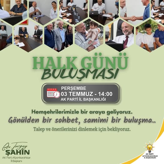 AK Parti Afyonkarahisar'da Hemşehrilerle Buluşma