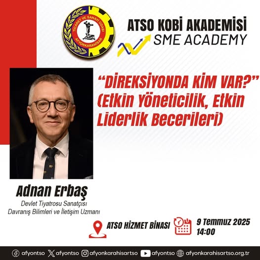 Afyonkarahisar'da Etkin Yönetici ve Liderlik Eğitimi Düzenleniyor