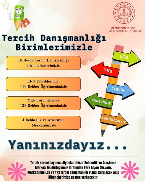 Afyonkarahisar İl Milli Eğitim Müdürlüğü Görev Değişikliği