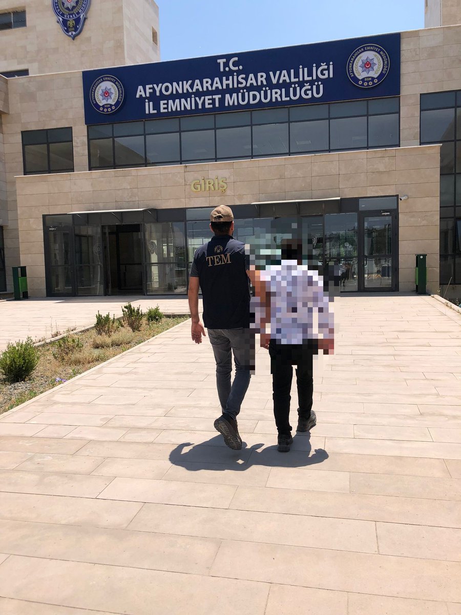 Afyonkarahisar'da DEAŞ Şüphelisi Deport Edildi