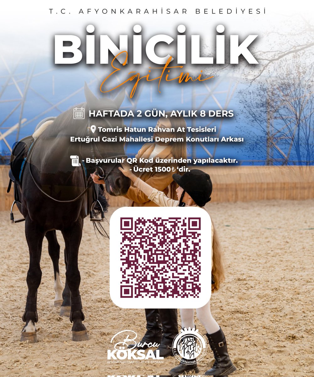 Afyonkarahisar'da Binicilik Eğitimi Başlıyor: At Sevgisini Keşfetme Fırsatı