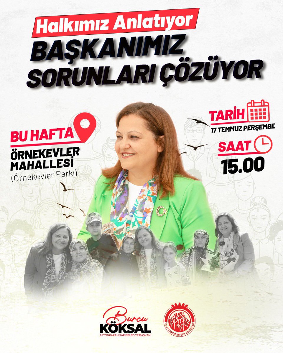 Afyonkarahisar Belediyesi Örnekevler Mahallesi'nde Hemşehrileriyle Buluştu