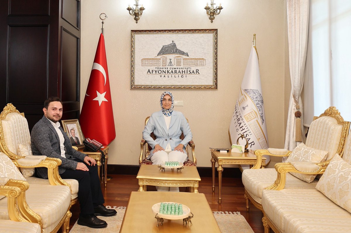 Afyonkarahisar Valisi Yiğitbaşı, Dezenformasyon Uzmanı Kutlu'yu Kabul Etti