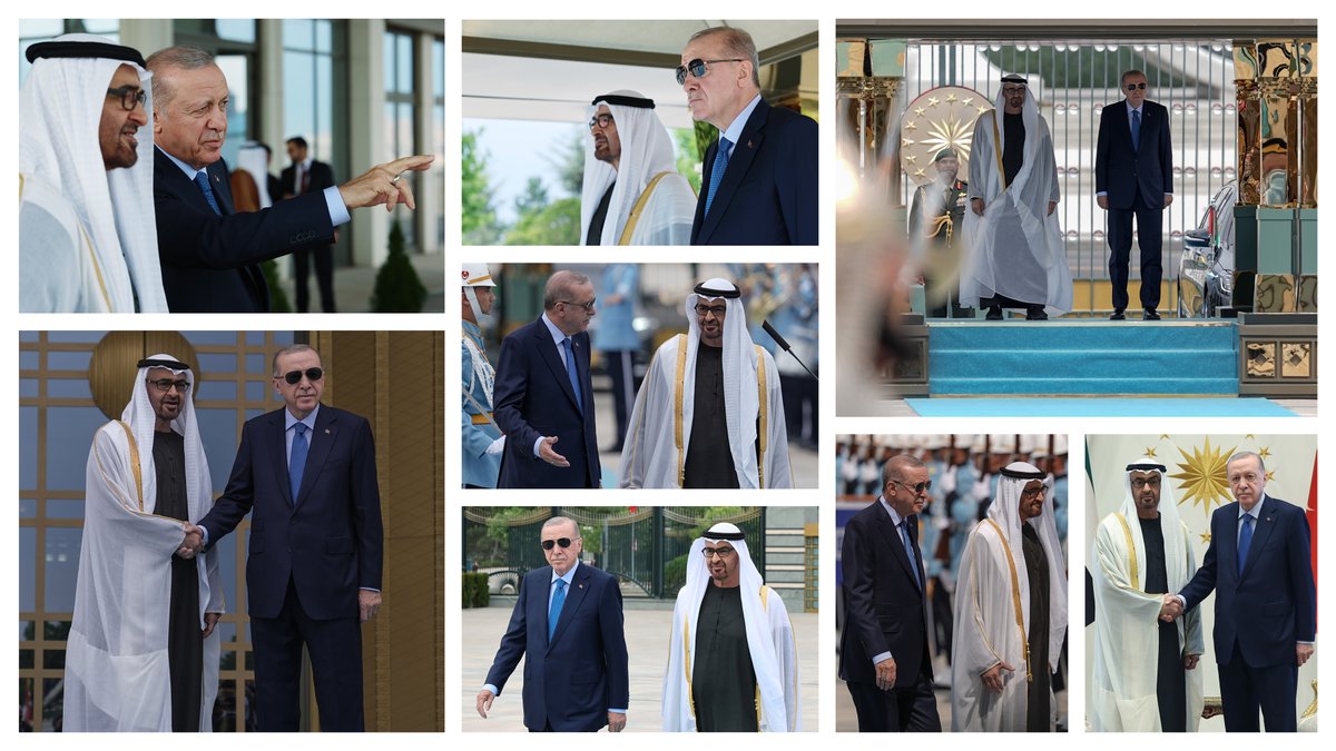 Erdoğan, Birleşik Arap Emirlikleri Devlet Başkanı El Nahyan'ı Ağırladı