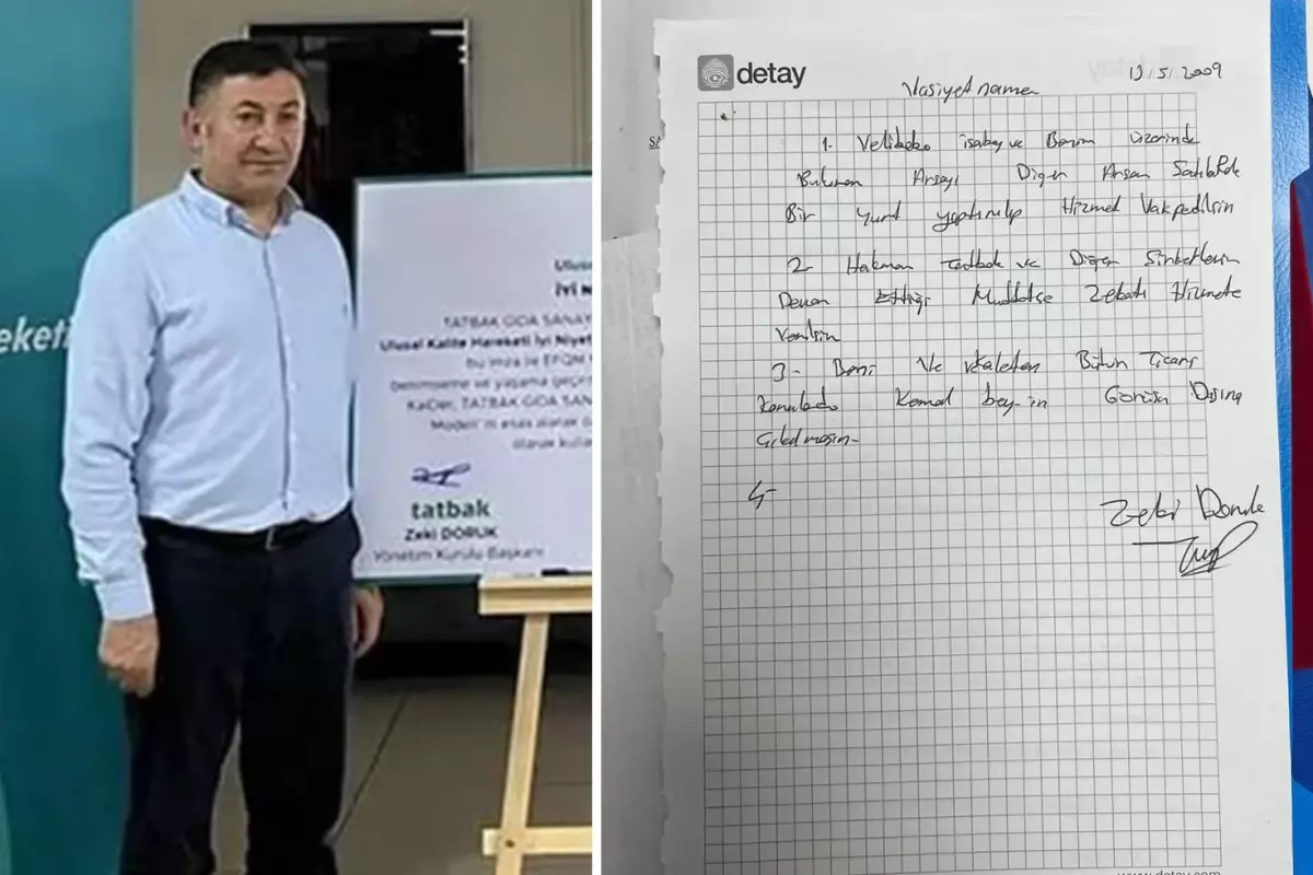 Hakmar Sahibi Zeki Doruk'tan FETÖ'ye Vasiyet