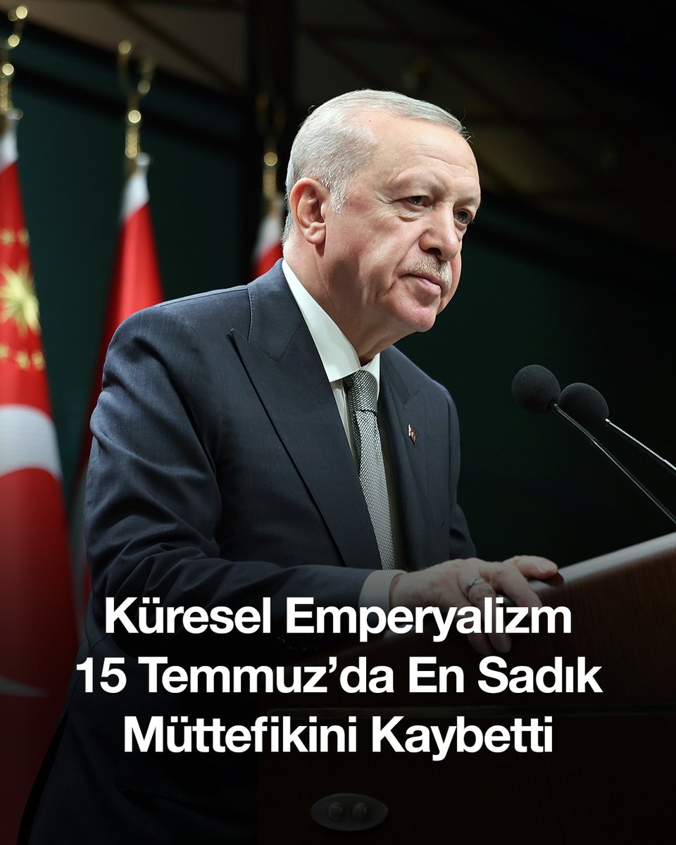 Cumhurbaşkanı Erdoğan: 15 Temmuz'da Türkiye'nin Emperyalizme Karşı Direnişi Devam Ediyor