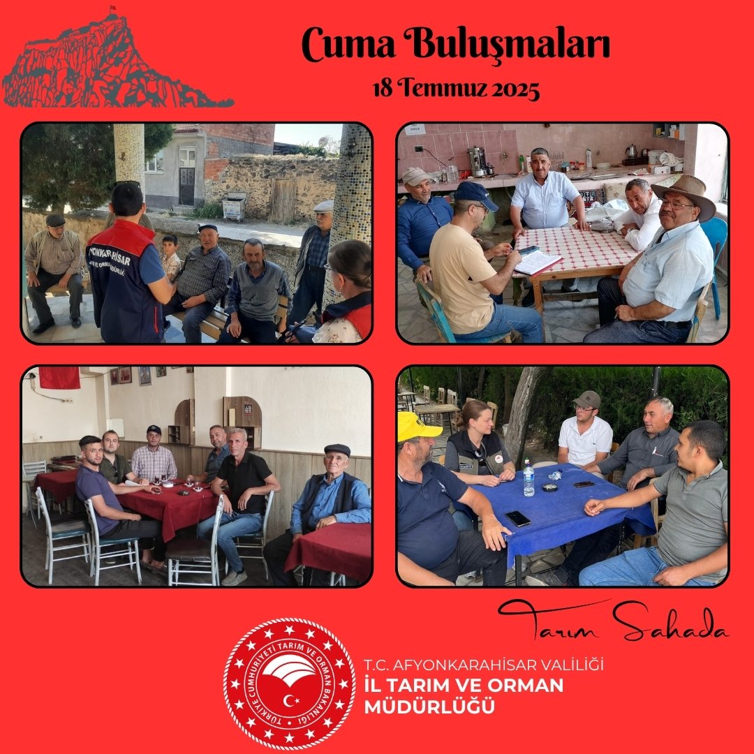 Afyonkarahisar İl Tarım ve Orman Müdürlüğü Çiftçilerle Birebir Görüşmeler Gerçekleştirdi