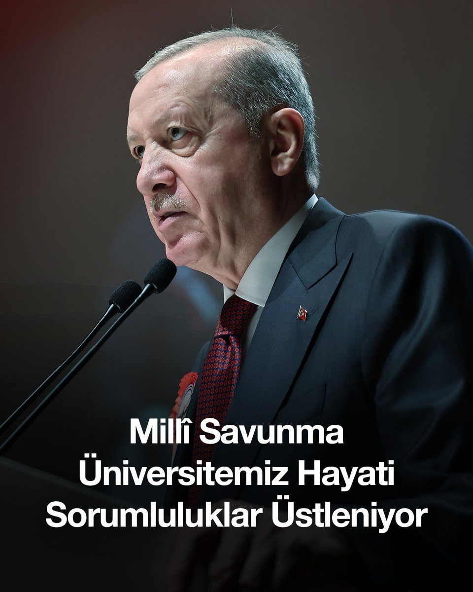 Cumhurbaşkanı Erdoğan: Millî Savunma Üniversitesi Mezunları Küresel Barışa Katkı Sağlıyor