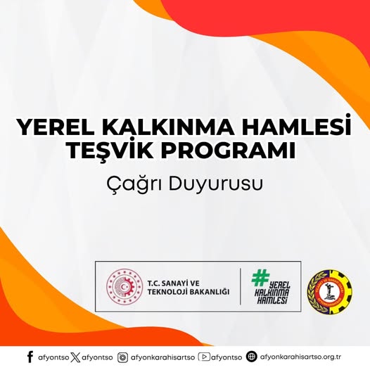 Afyonkarahisar'da Yerel Kalkınma Hamlesi Teşvik Programı Başlıyor